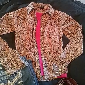 Western Style Snap up Long Sleeve